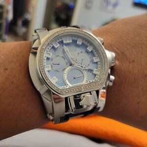 Invicta Silver Bolt Zeus Magnum Diamond Chronograph Watch